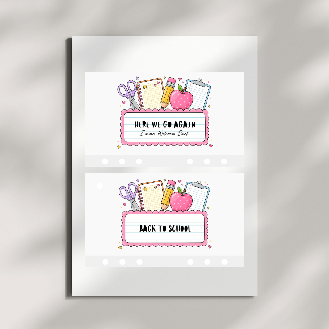 Envelopes | Back to School | Pink Supplies
