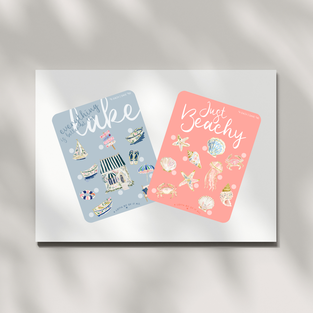Little Bit Challenge | Summer | Beach Lake Envelope Combo