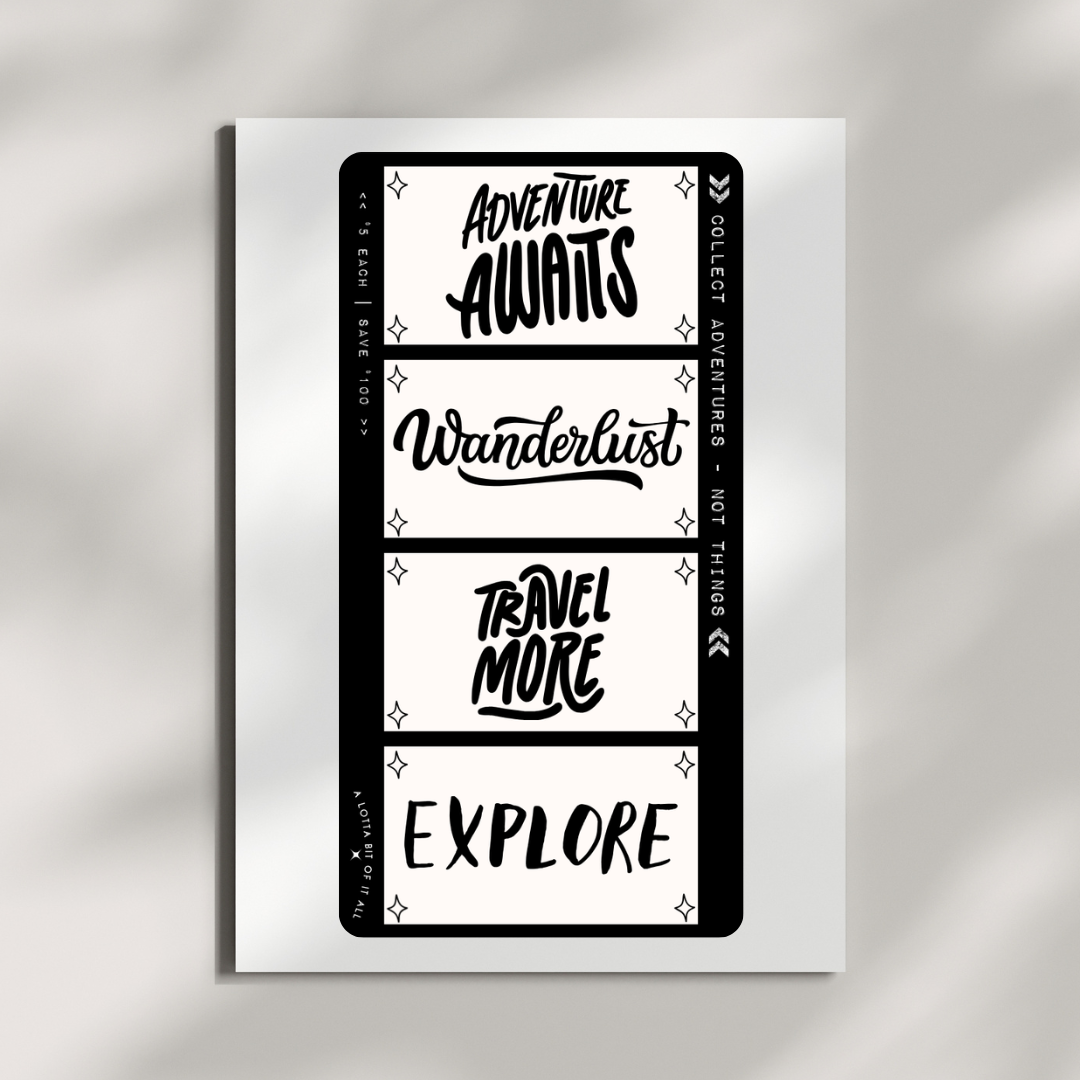 Challenge | Travel | Adventure Awaits Film Strip