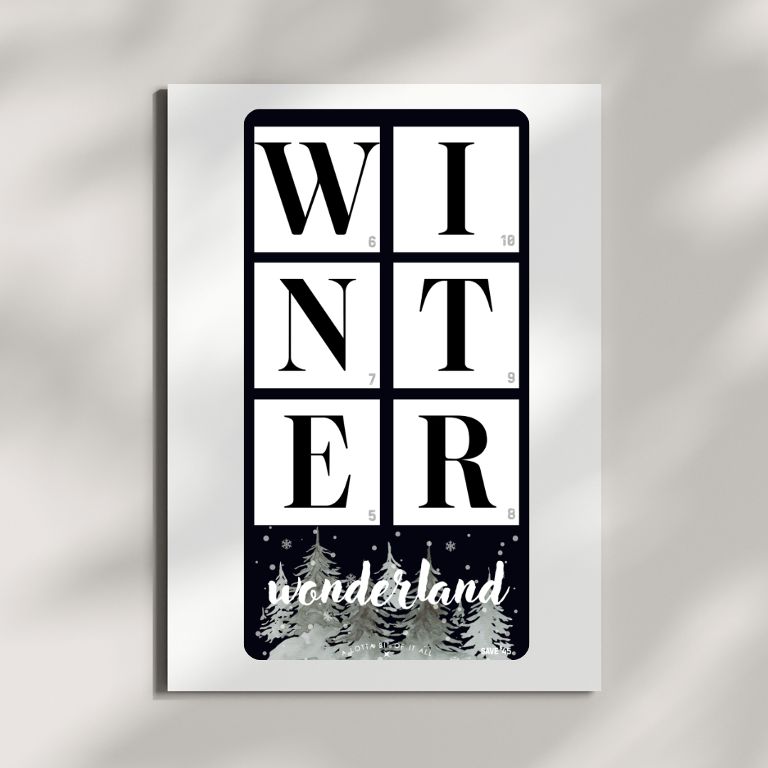 Challenge | Winter | Winter Wonderland Film Strip