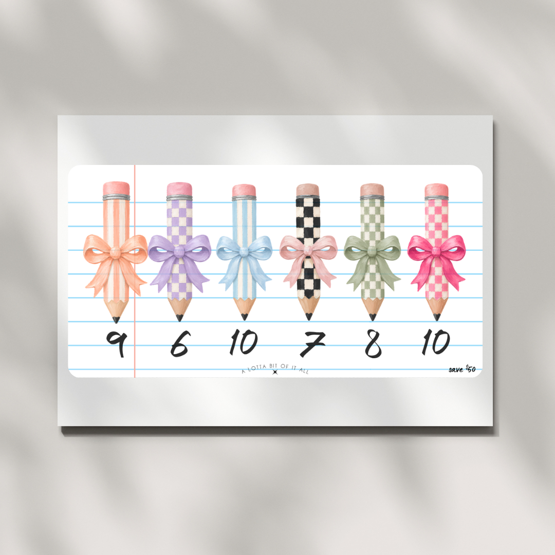 Challenge | Back to School | Pencils
