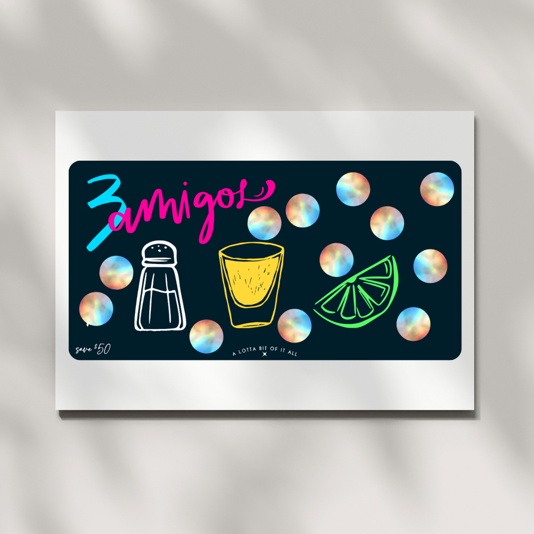 Challenge | Scratch Off | 3 Amigos