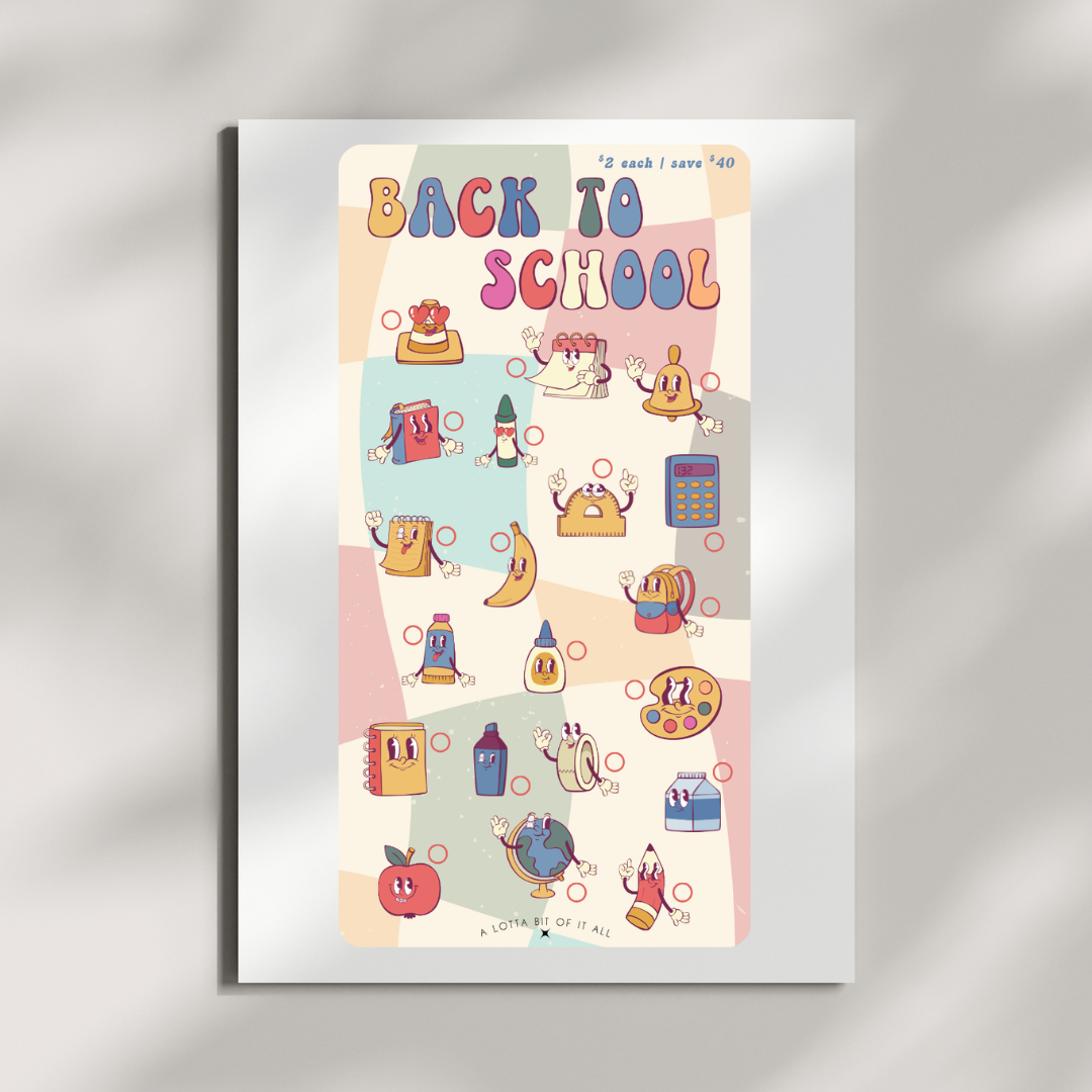 Challenge | Back to School | Retro