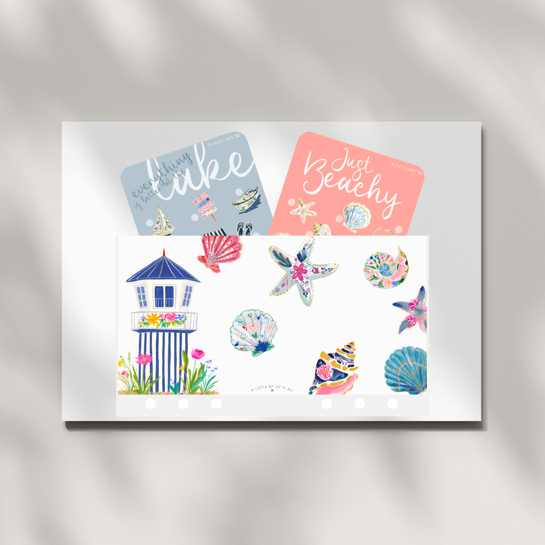 Little Bit Challenge | Summer | Beach Lake Envelope Combo