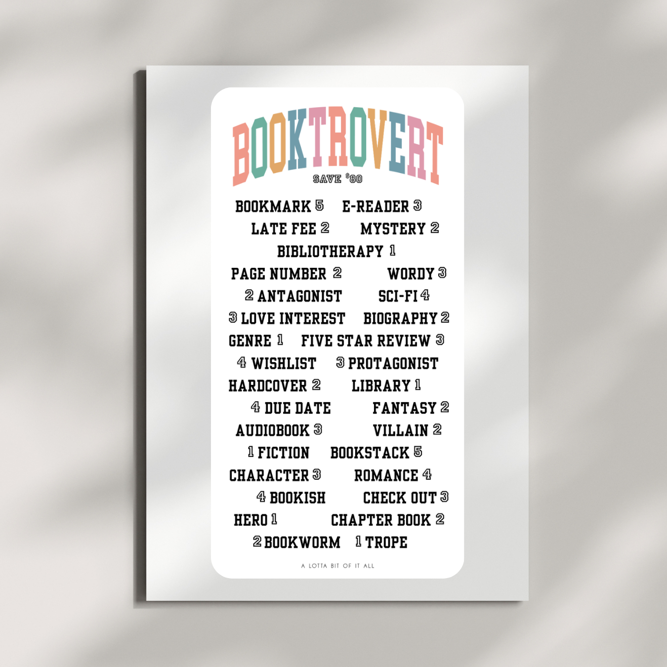 Challenge | Booktrovert Varsity