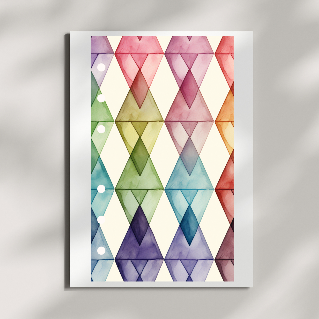 Dashboard | Retro | Argyle Watercolor III