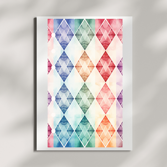 Dashboard | Retro | Argyle Watercolor II