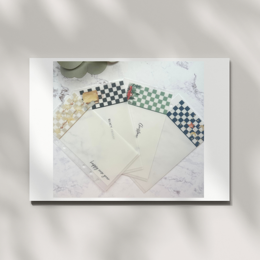 Custom Envelopes | Checkered Holidays