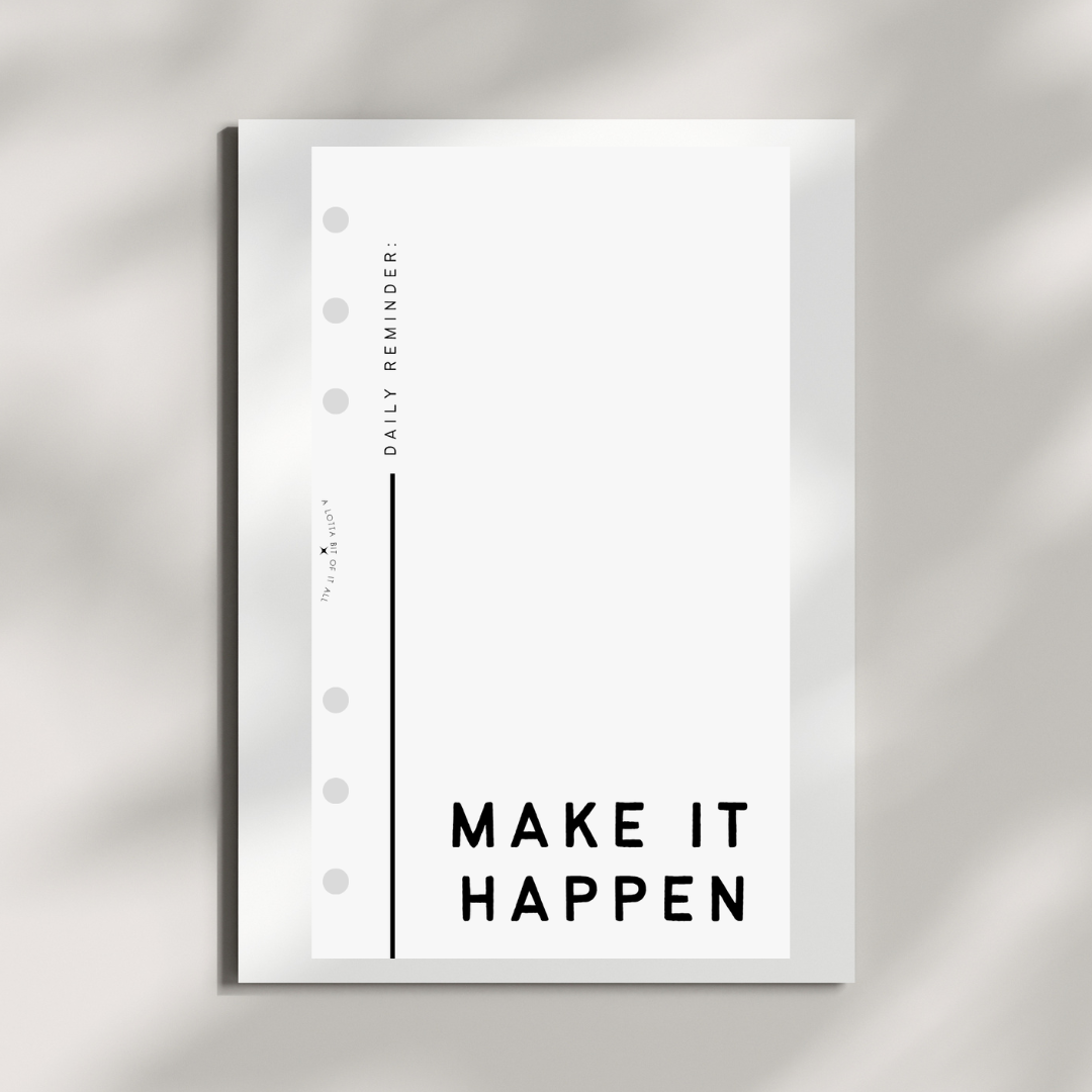 Dashboard | Vellum | Daily Reminder