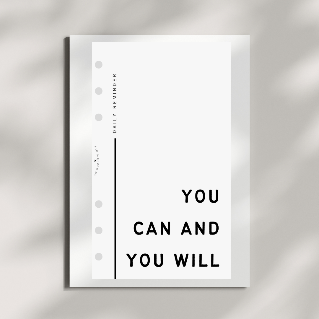 Dashboard | Vellum | Daily Reminder