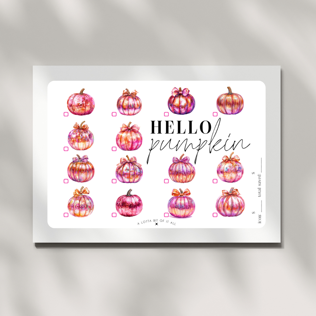 Challenge | Pinktober | Hello Pumpkin
