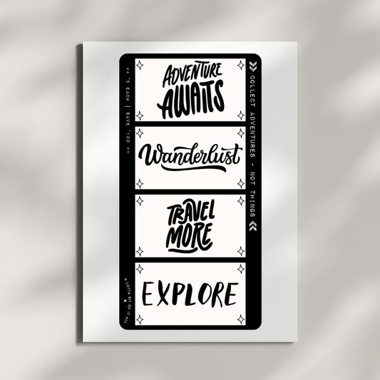 Challenge | Travel | Adventure Awaits Film Strip
