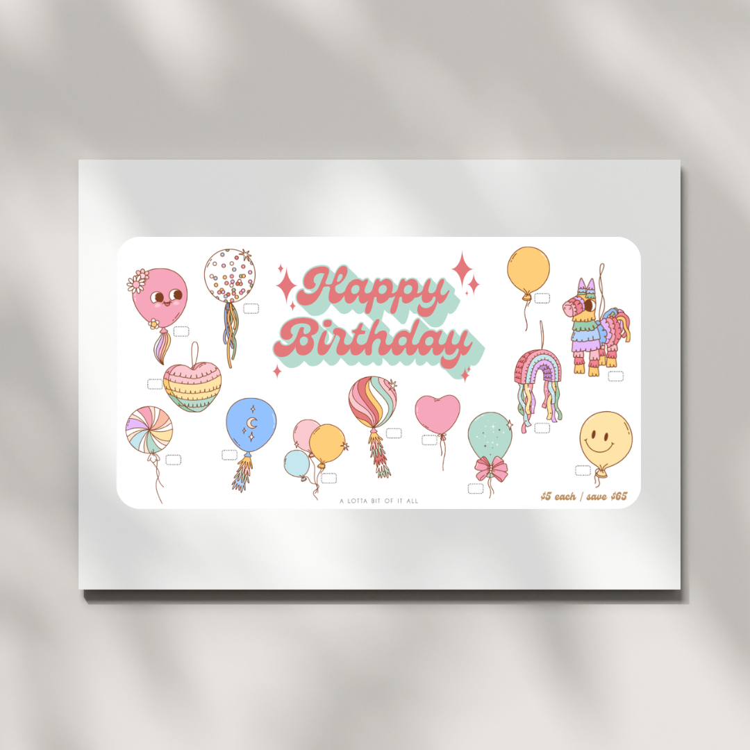Challenge | Happy Birthday Piñatas