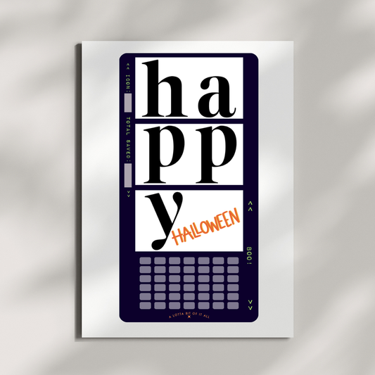 Challenge | Halloween | Purple Halloween Strip