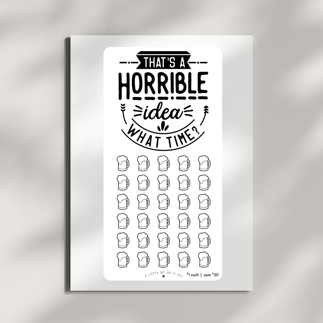 Challenge | Horrible Idea