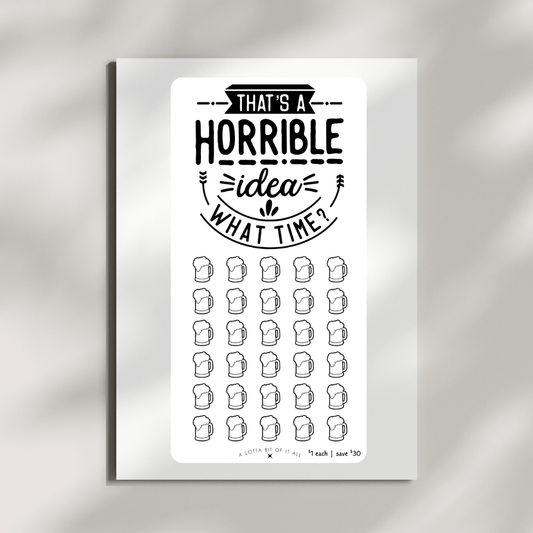 Challenge | Horrible Idea