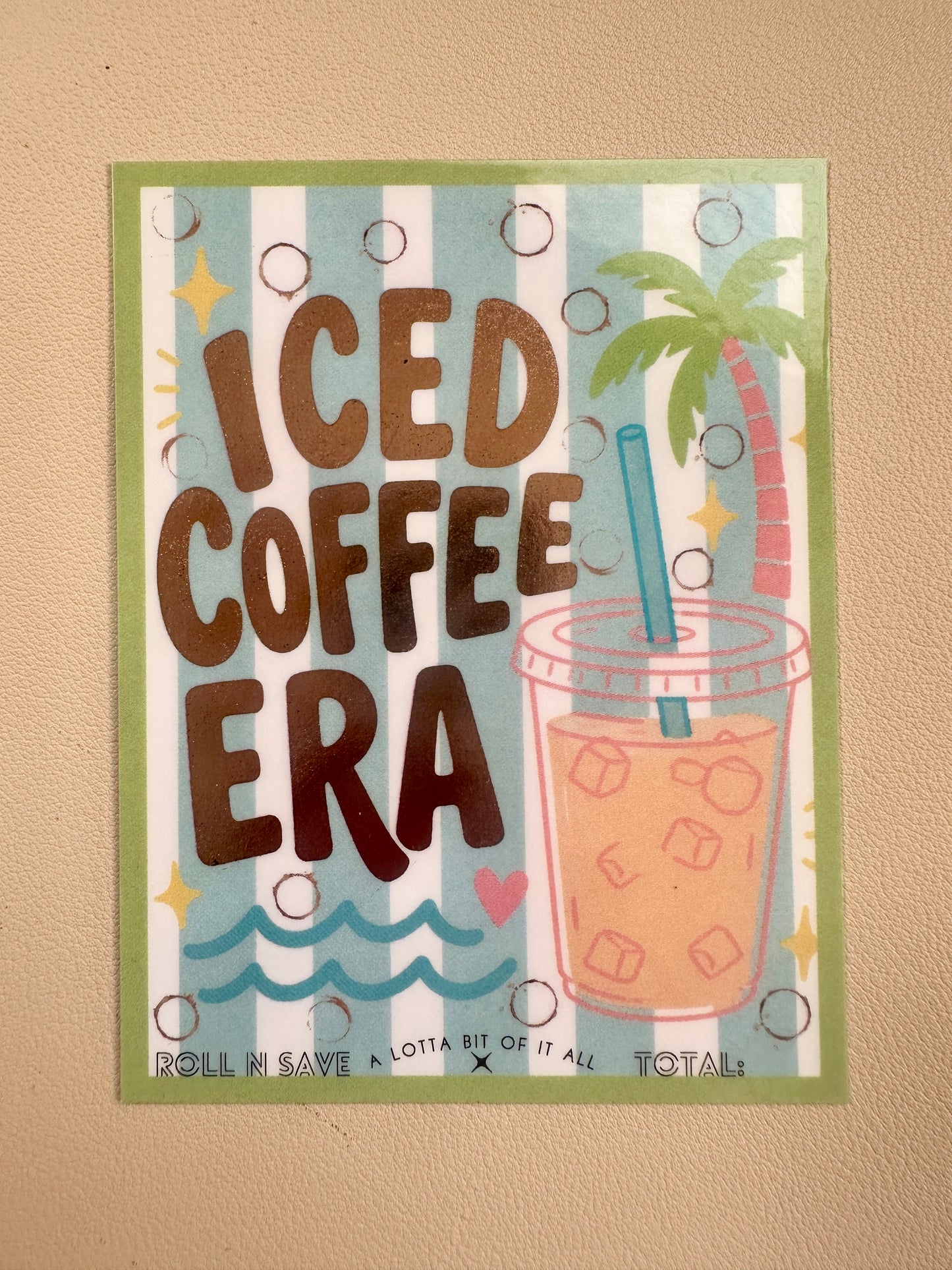 Little Bit Challenge | Foil | Iced Coffee Era