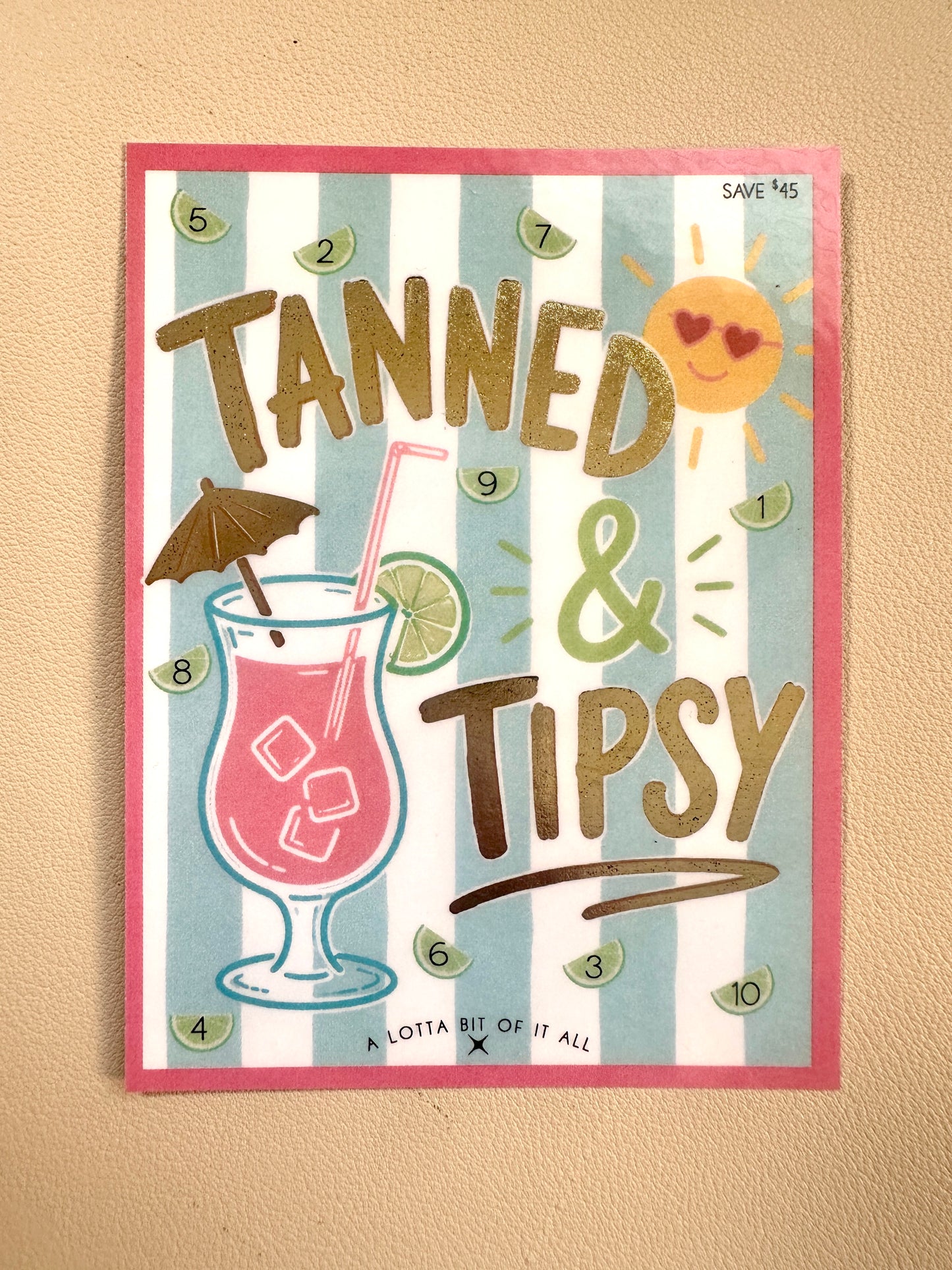 Little Bit Challenge | Foil | Tanned & Tipsy