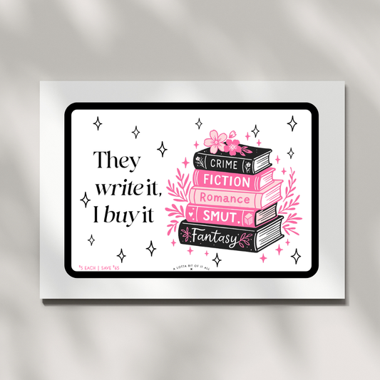 Challenge | Books | Write It, Buy It