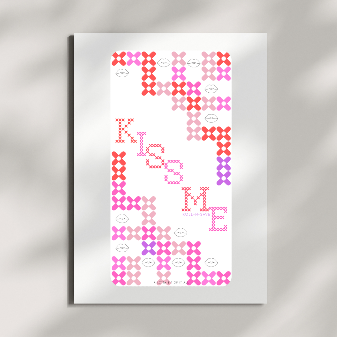 Challenge | Cross Stitch | Kiss Me Pink Roll-n-Save