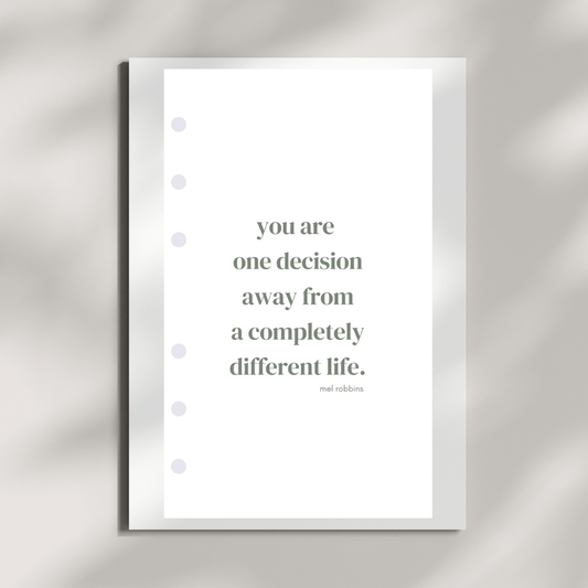 Dashboard | One Decision Away