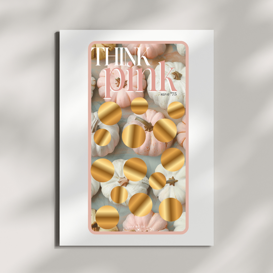 Challenge | Scratch Off| Pinktober | Think Pink