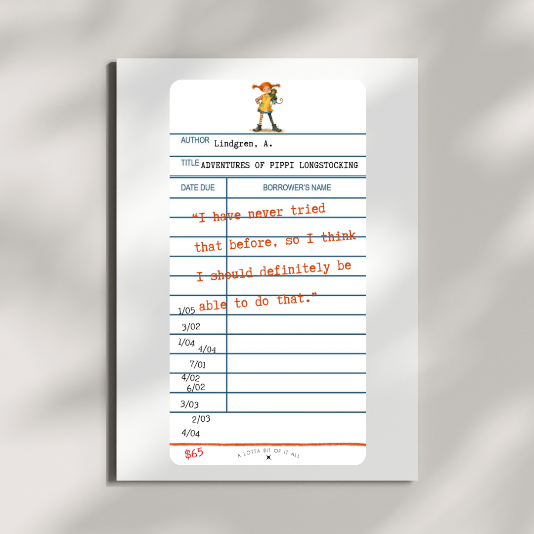 Challenge | Books | Movie | Pippi Longstocking