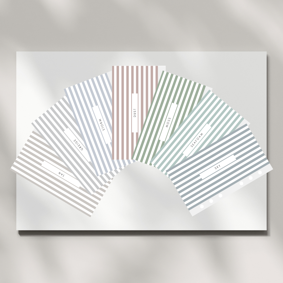 Custom Envelopes | Horizontal Stripes
