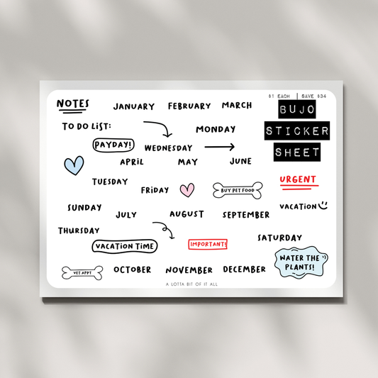 Challenge | Bujo Text