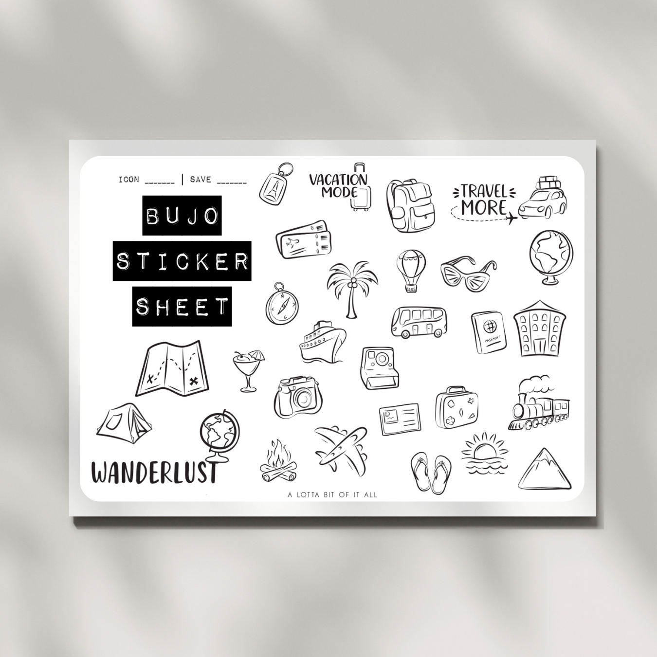 Challenge | Bujo Wanderlust
