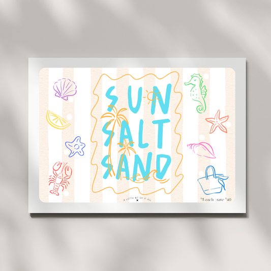 Challenge | Summer | Sun Salt Sand