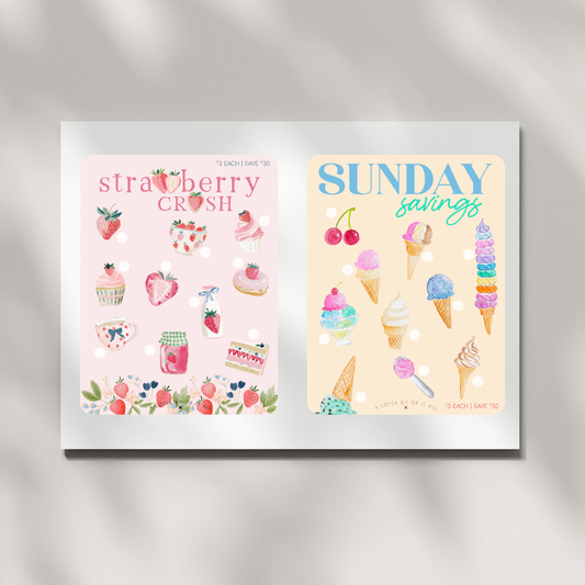 Little Bit Challenge | Summer | Sweet Summertime | Strawberries & Ice Cream