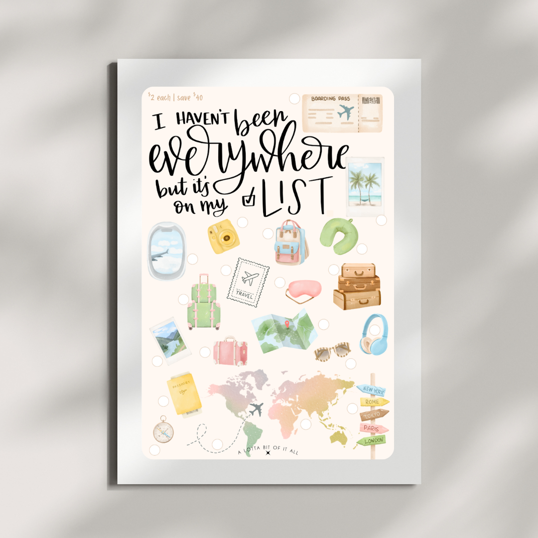 Challenge | Travel | It's On My List