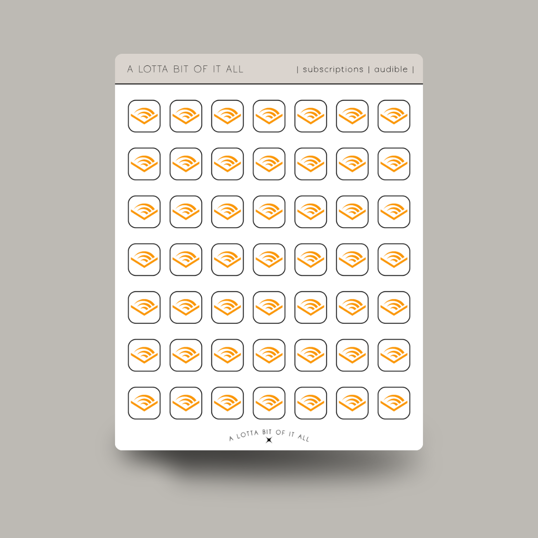 Stickers | Audible