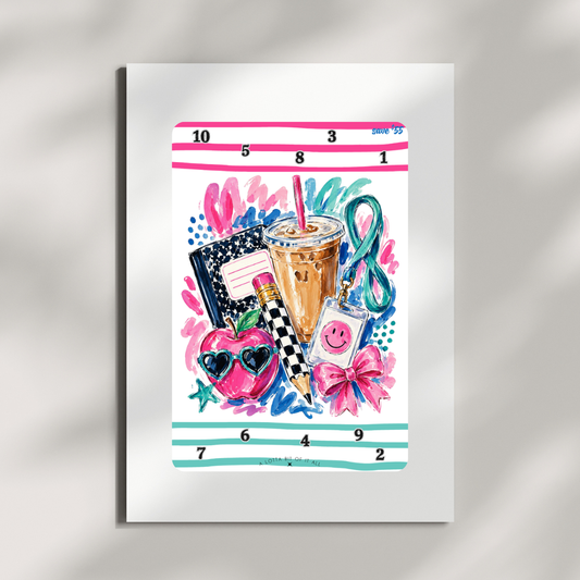Challenge | Back to School | Preppy Sketch