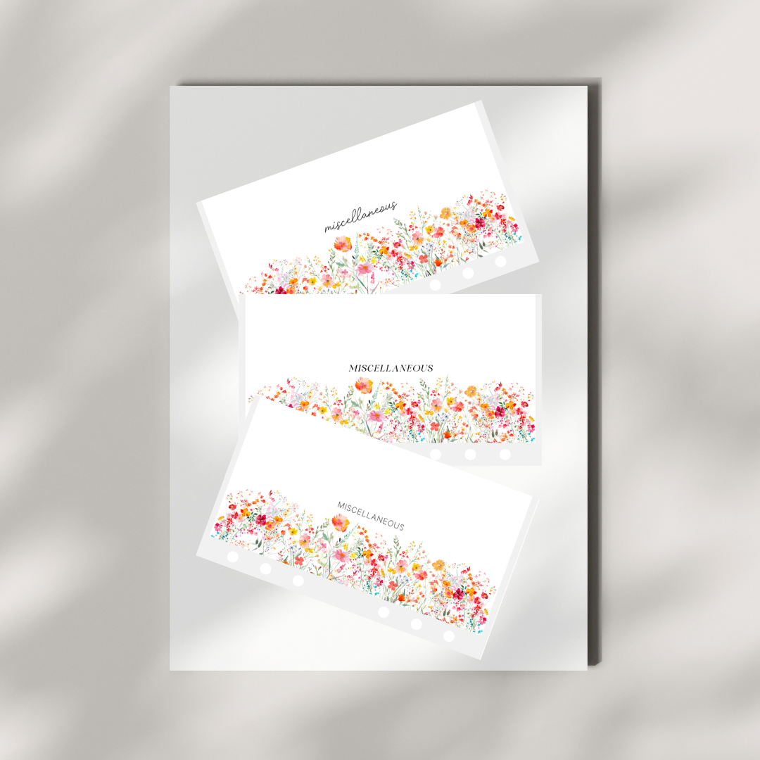 Custom Envelopes | Bright Wildflowers