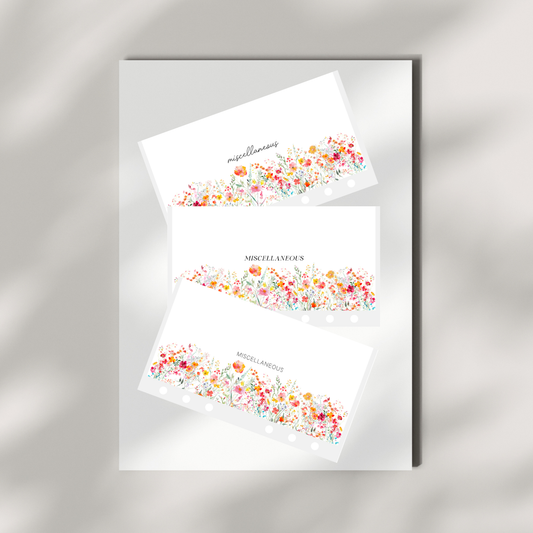 Custom Envelopes | Bright Wildflowers