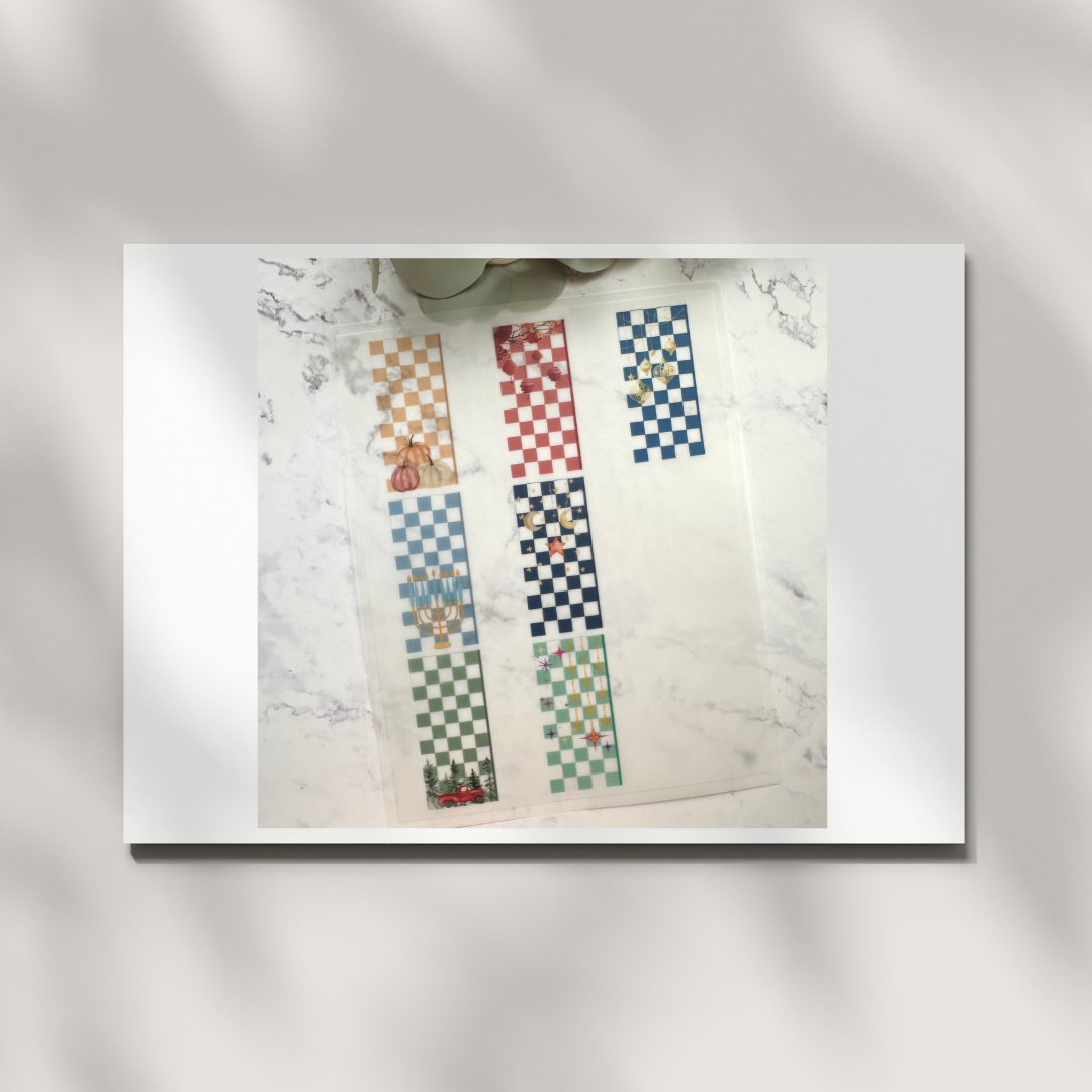 Custom Envelopes | Checkered Holidays