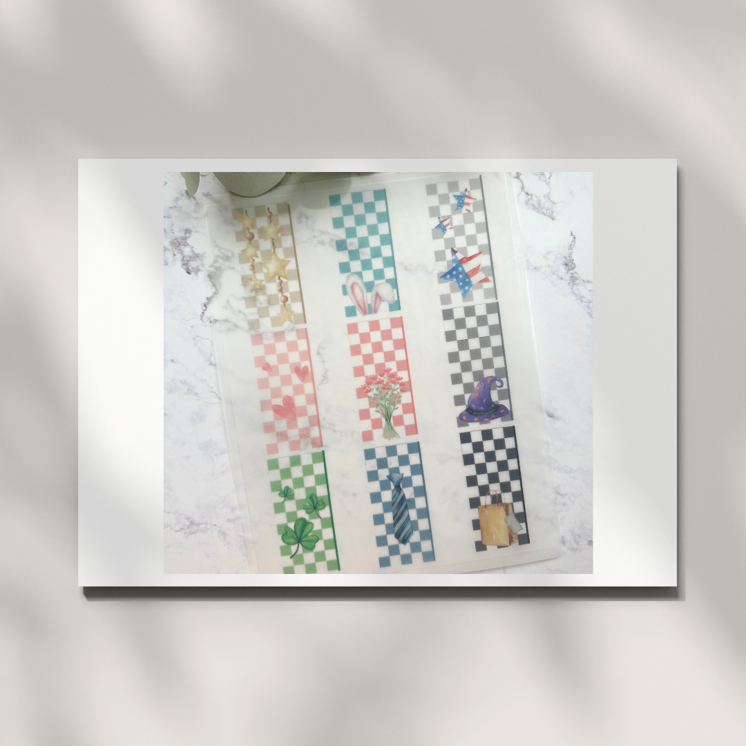 Custom Envelopes | Checkered Holidays