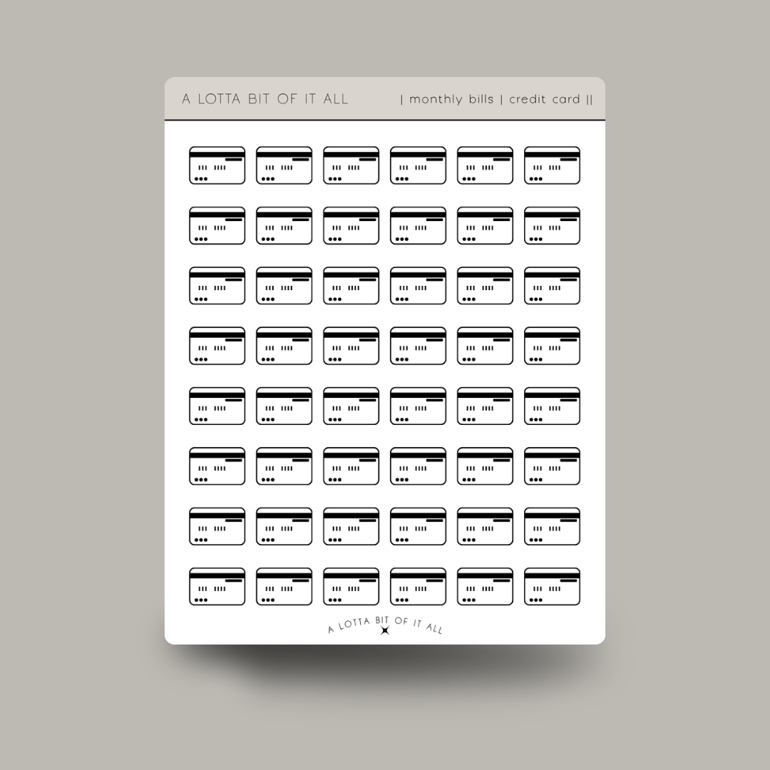 Stickers | Credit Card
