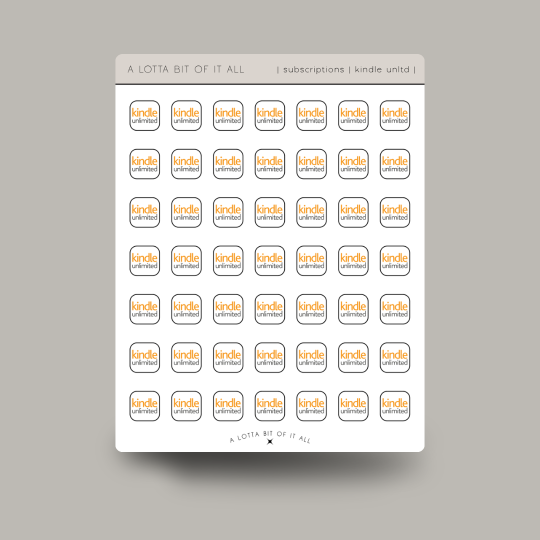 Stickers | Kindle Unlimited